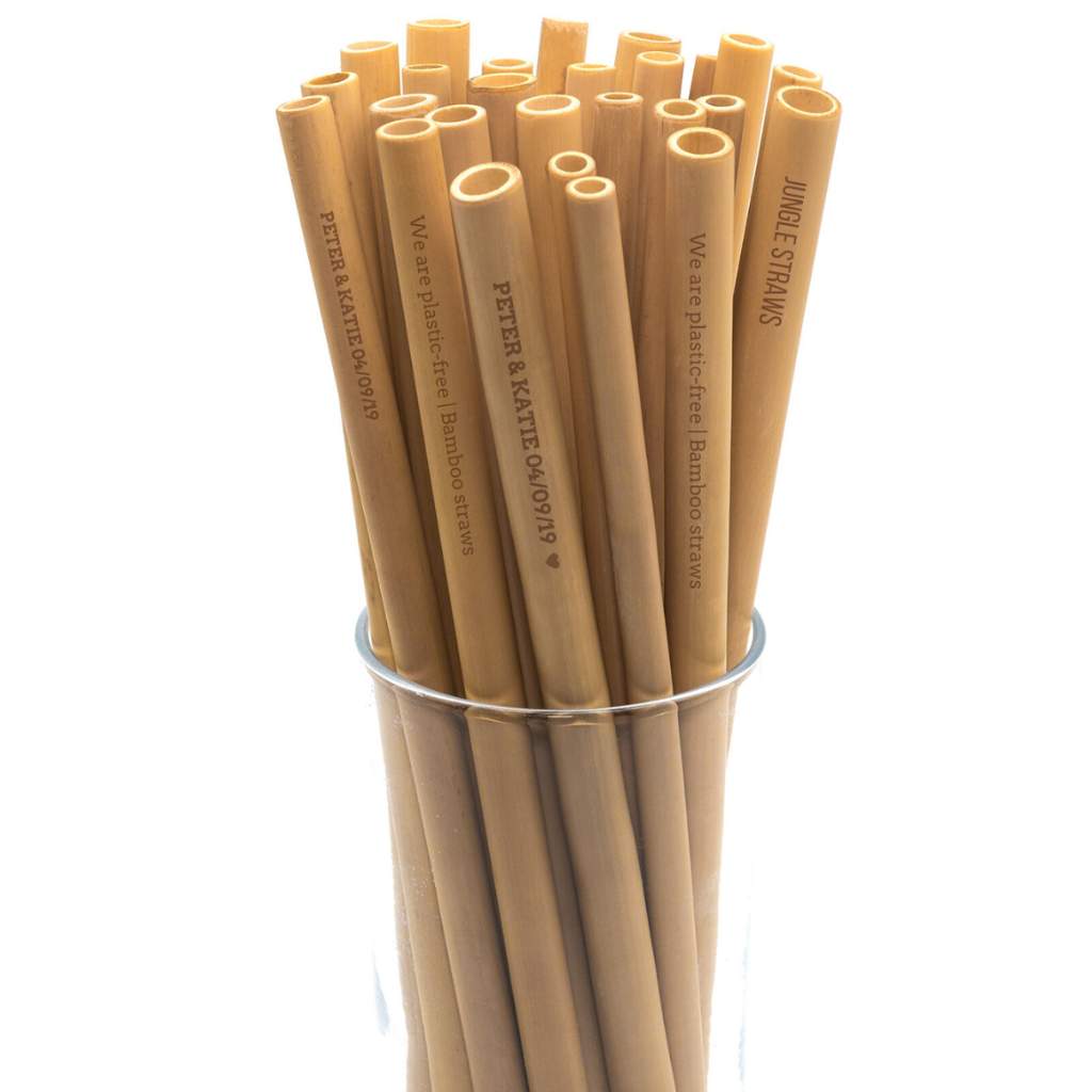 Custom Branded Bamboo Reusable Straws