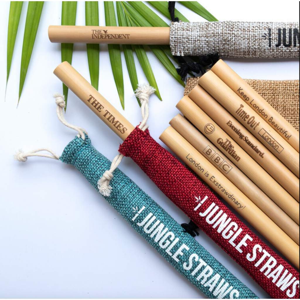 Custom Branded Bamboo Reusable Straws